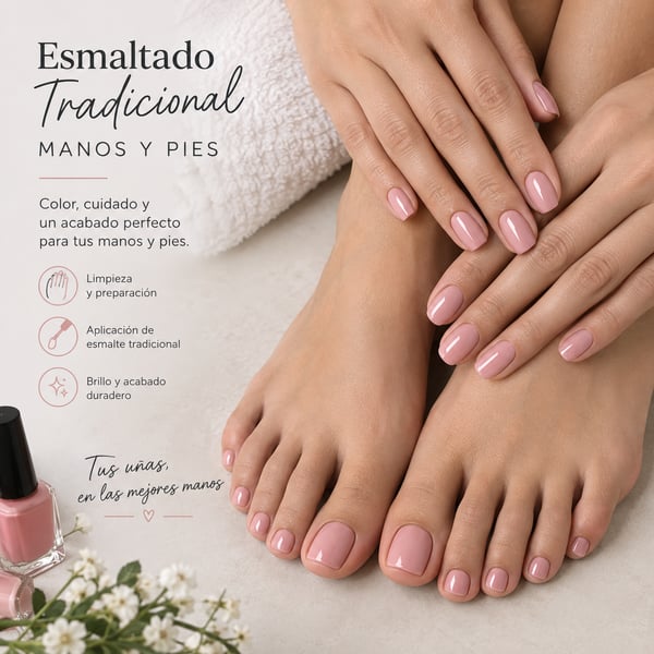 Esmaltado tradicional Manos y pies