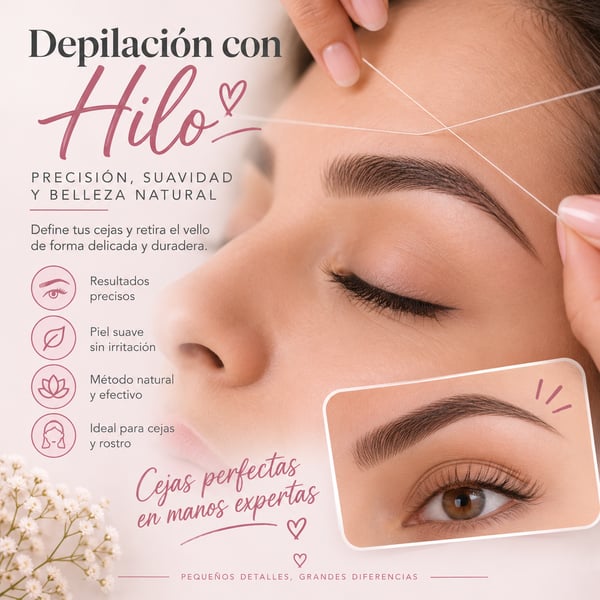 Depilación con hilo